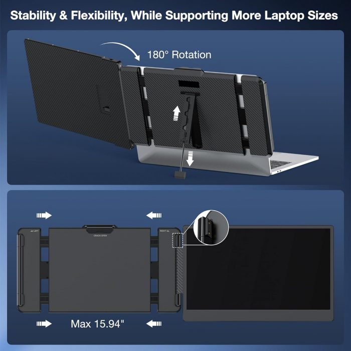 ⁦Dual-Screen S1 - המסך שיכפיל לכם את הפרודוקטיביות⁩ – תמונה ⁦3⁩