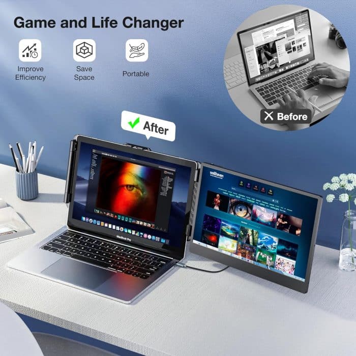 ⁦Dual-Screen S1 - המסך שיכפיל לכם את הפרודוקטיביות⁩ – תמונה ⁦6⁩