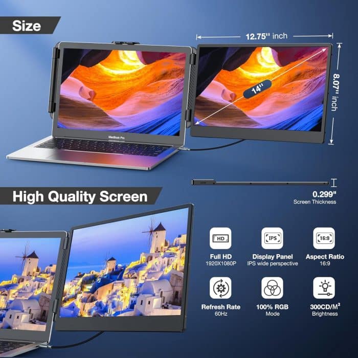 ⁦Dual-Screen S1 - המסך שיכפיל לכם את הפרודוקטיביות⁩ – תמונה ⁦7⁩